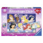 PRINCESSES DISNEY Puzzles 2x24 pieces - Les princesses réunies - Ravensburger - Lot de puzzles enfant - Des 4 ans