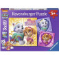 PAT' PATROUILLE Puzzles 3x49 pieces - Charmantes chiennes - Ravensburger - Lot de puzzles enfant - Des 5 ans