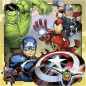 AVENGERS Puzzles 3x49 pieces - Les puissants Avengers - Ravensburger - Lot de puzzles enfant - Des 5 ans