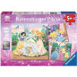 PRINCESSES DISNEY Puzzles 3x49 pieces - Reves de princesses - Ravensburger - Lot de puzzles enfant - Des 5 ans