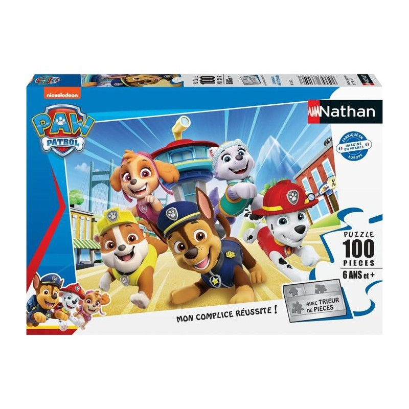 PAT PATROUILLE - Puzzle 100 pieces - Les aventures de la Pat'Patrouille - Nathan