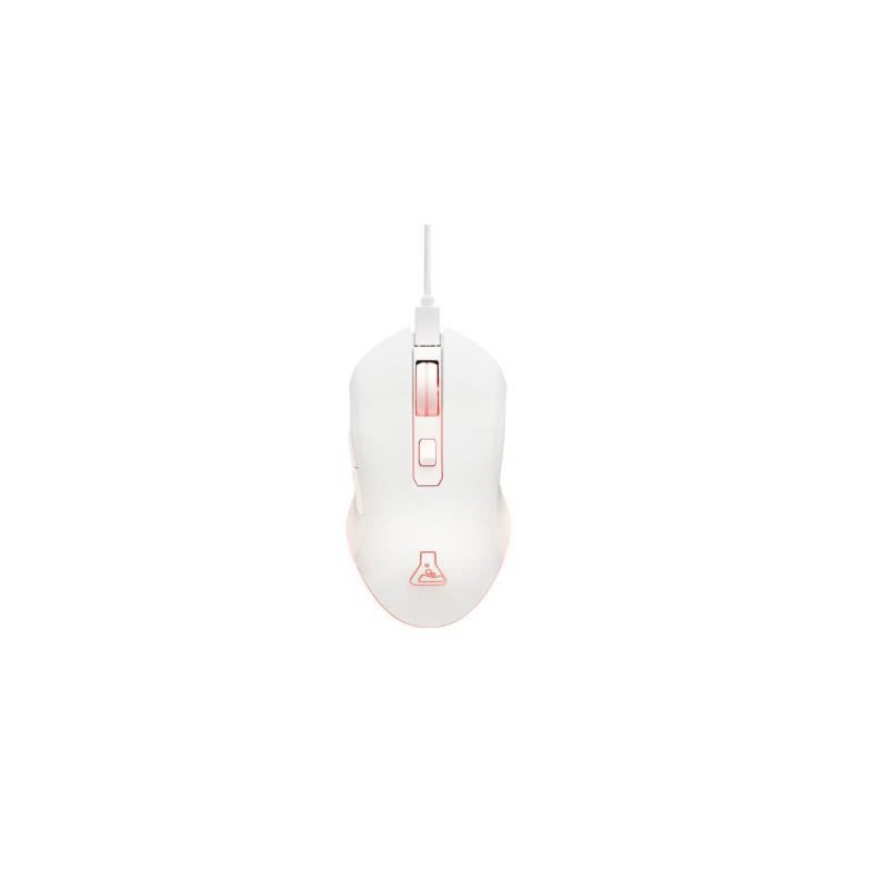 Souris Gamer Sans fil - THE G-LAB - KULT HELIUM - RGB - 6400 DPI - 6 Boutons - Blanc