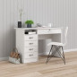 Bureau Student - Panneaux de particules - Blanc - L 109,3 x P 48,5 x H 75,6 cm - TVILUM