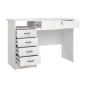 Bureau Student - Panneaux de particules - Blanc - L 109,3 x P 48,5 x H 75,6 cm - TVILUM