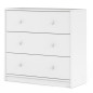 FINLANDEK Commode de chambre TYYLIKÄS style contemporain décor blanc - L 72 cm