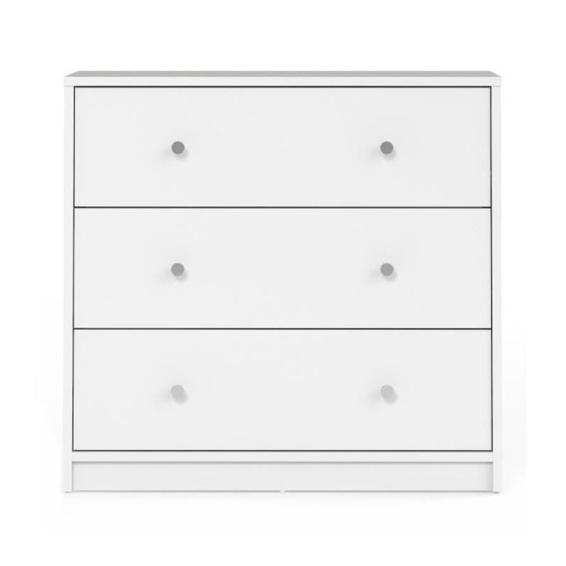 FINLANDEK Commode de chambre TYYLIKÄS style contemporain décor blanc - L 72 cm