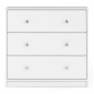 FINLANDEK Commode de chambre TYYLIKÄS style contemporain décor blanc - L 72 cm