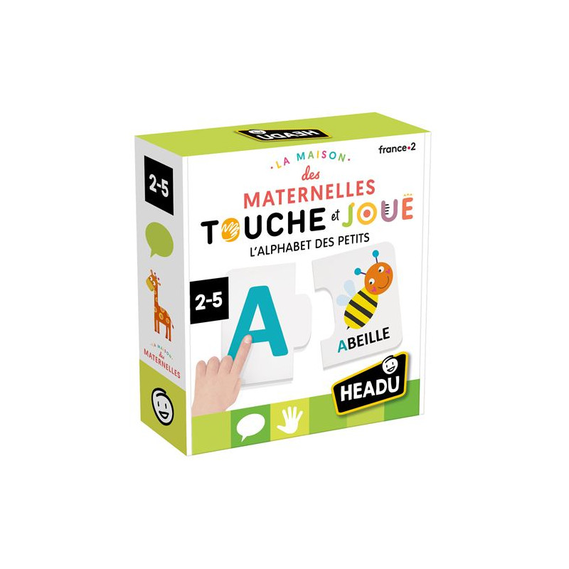 Jeu écriture et lettres Headu La Maison des Maternelles Touche et Joue L alphabet des petits