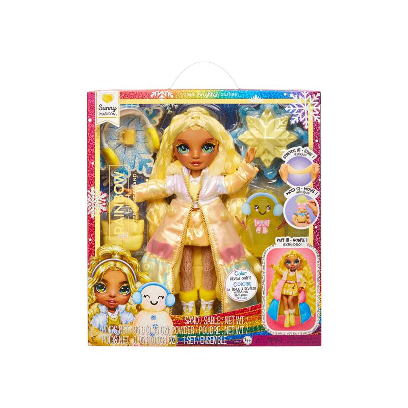 Poupée Rainbow High Winter Wonderland Jaune