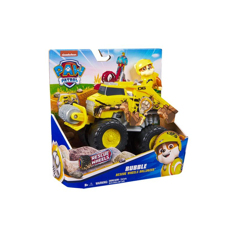 Véhicule et Figurine Paw Patrol Pat’Patrouille Rescue Wheels Ruben