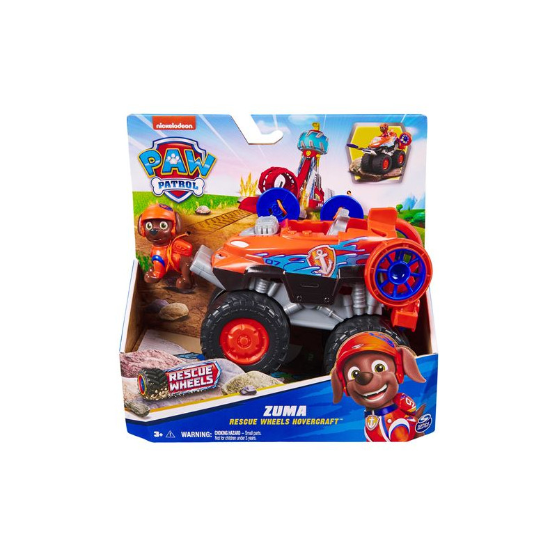 Véhicule et Figurine Paw Patrol Pat’Patrouille Rescue Wheels Zuma