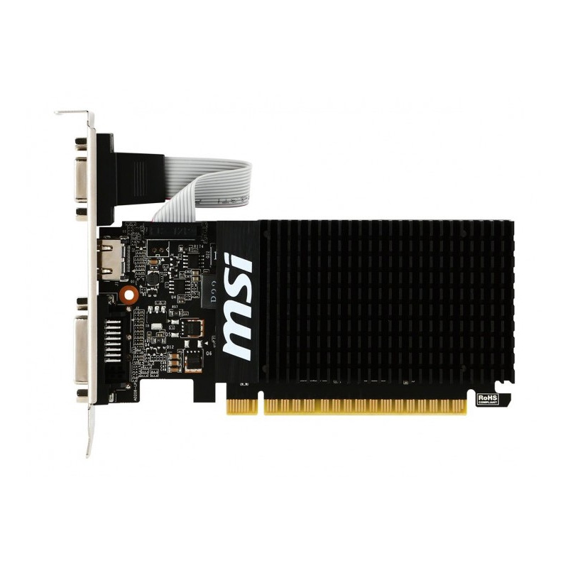 MSI V809 2000R carte graphique NVIDIA GeForce GT 710 2 Go GDDR3