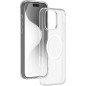 Coque hybride BigBen Connected compatible MagSafe pour iPhone 16 Pro Max Transparent