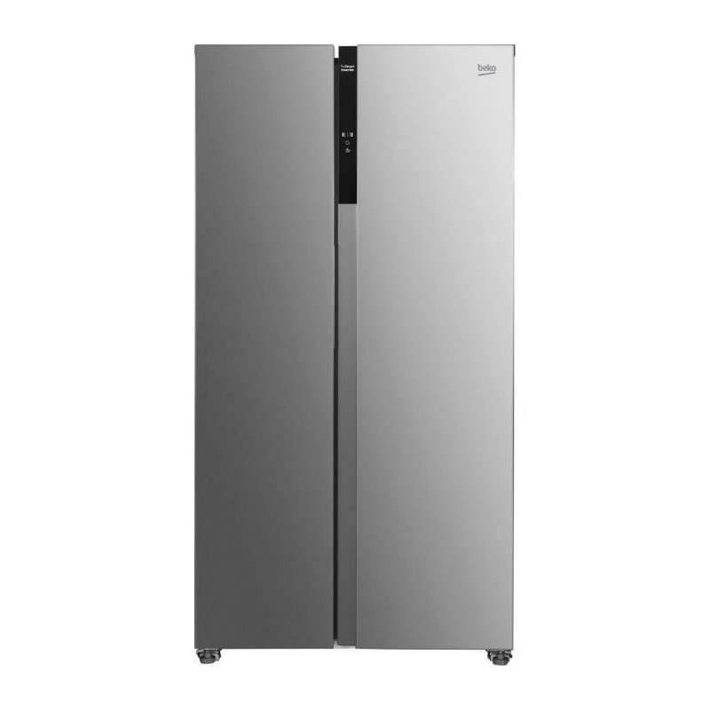 Réfrigérateur Side by Side - BEKO - GNO5323XPN - Froid ventilé - Classe D - 532 L - 177 x 91 x 67 cm - Inox