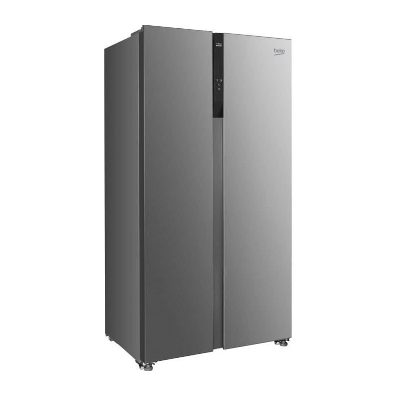 Réfrigérateur Side by Side - BEKO - GNO5323XPN - Froid ventilé - Classe D - 532 L - 177 x 91 x 67 cm - Inox