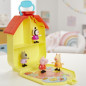 Peppa Pig, coffret La mallette de Peppa avec maison pliable, 4 figurines, jouets préscolaires, a partir de 3 ans