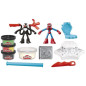 Play-Doh Spider-Man, coffret Attaque tranchante avec 2 figurines flexibles, 7 accessoires et pâte a modeler, des 4 ans, Marv