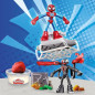 Play-Doh Spider-Man, coffret Attaque tranchante avec 2 figurines flexibles, 7 accessoires et pâte a modeler, des 4 ans, Marv