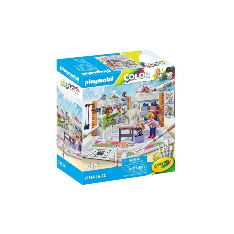 PLAYMOBIL - 71514 - Salon de toilettage