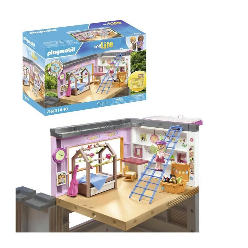 PLAYMOBIL - 71610 - Chambre d'enfant