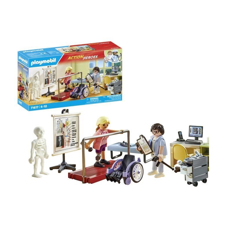 PLAYMOBIL - 71617 - Atelier de kinésithérapie