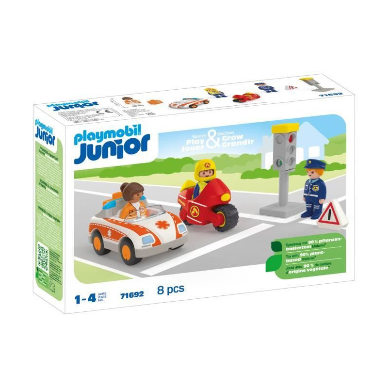 PLAYMOBIL JUNIOR - 71692 - Héros du quotidien