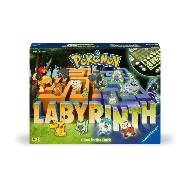 Ravensburger–Jeu de société classique–Labyrinthe Pokémon–Jeu de plateau-Jeu de réflexion-Enfant et Famille–Des 7 ans