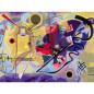 Ravensburger–CreArt Toiles 30x40 cm–Kandinsky/Jaune,Rouge,Bleu-Peinture par numéros-Activité détente et créative–Des 1