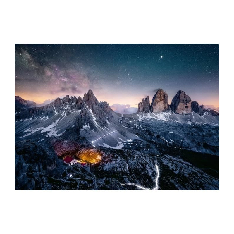 Ravensburger-Puzzle 1000p-Les Tre Cime di lavaredo, Dolomites (Highlights)-des 14 ans-Puzzle de qualité supérieure-12000256