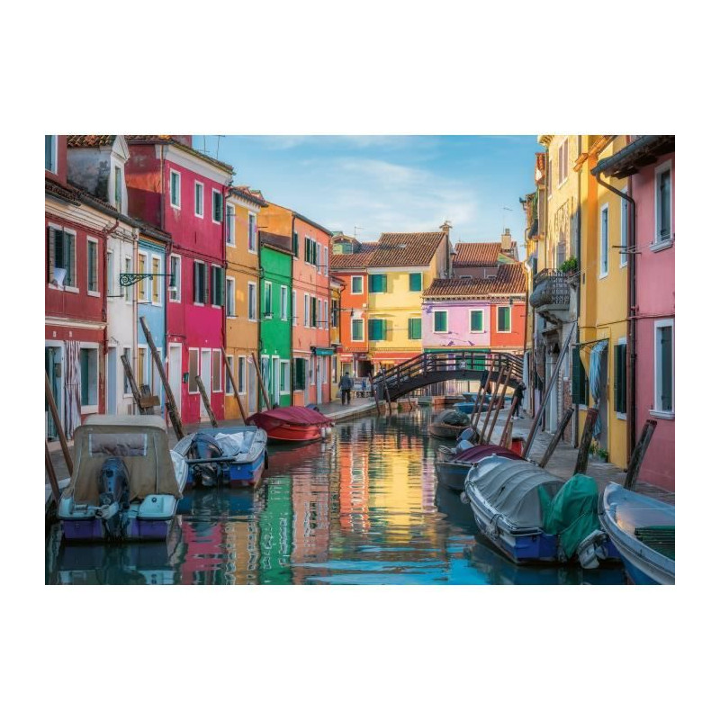 Ravensburger - Puzzle 1000 pieces-Burano, Italie - Adultes & enfants des 14 ans - Puzzle de qualité supérieure - 12000623