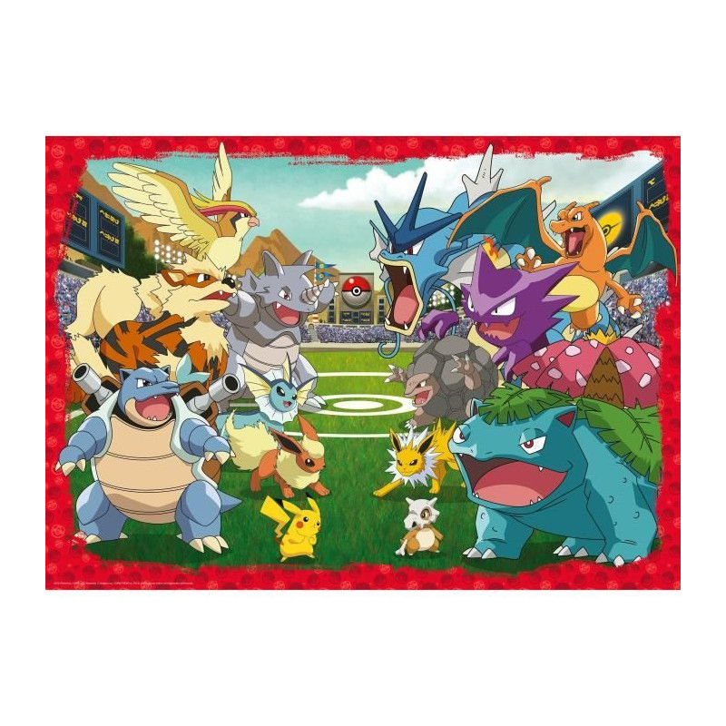 Ravensburger-Puzzle 1000 pieces-L'affrontement des Pokémon-Adultes & enfants dés 14 ans-Puzzle de qualité supérieure-1200062