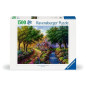 Ravensburger-Puzzle 1500p-Cottage au bord de la riviere-Adultes & enfants des 14 ans-Puzzle de qualité supérieure 80x60cm-1200