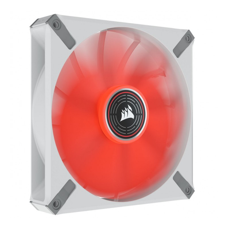 CORSAIR ML140 LED ELITE BLANC 140mm Magnetic Levitation Rouge SINGLE PACK