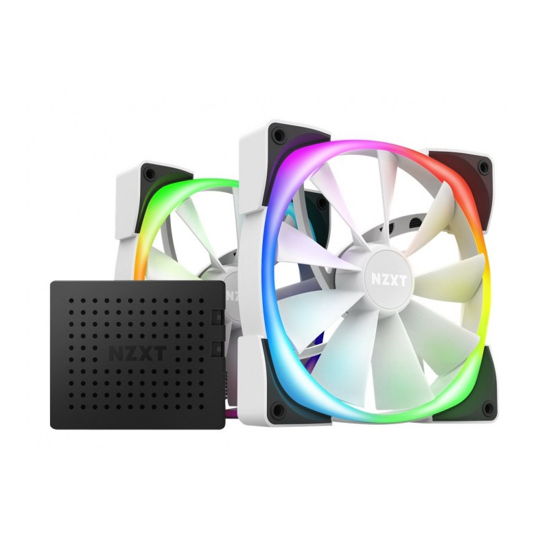 NZXT Aer RGB 2 Series 140mm Single BLANC x 2