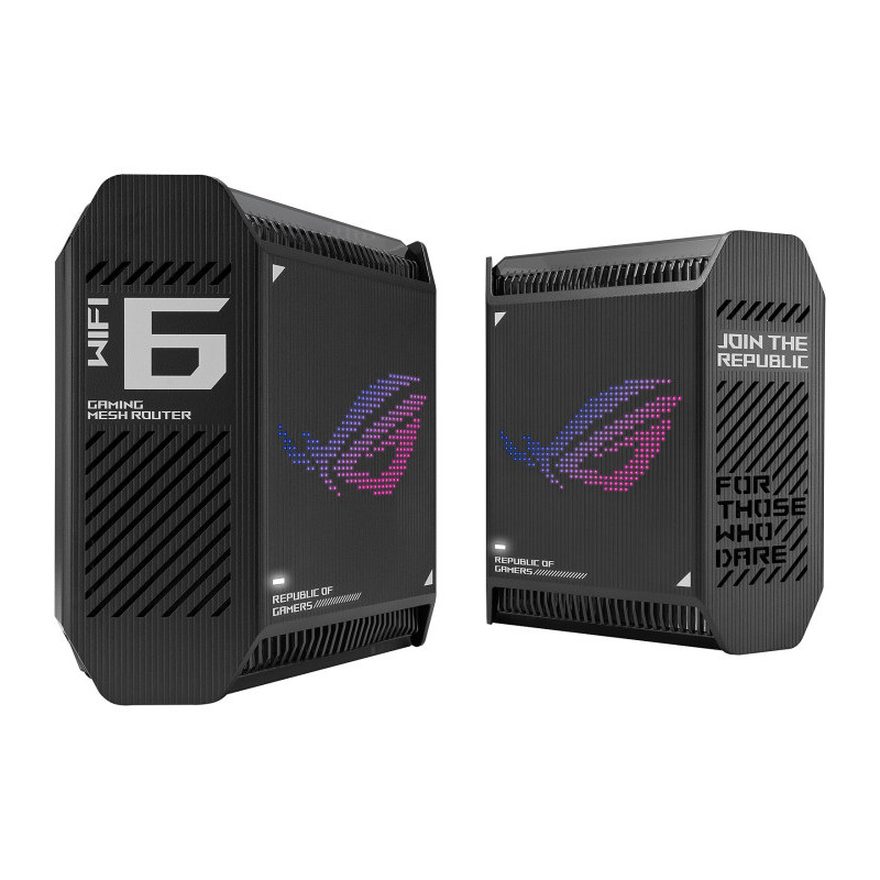 ASUS ROG Rapture GT6 (B 2 PK) Tri bande (2,4 GHz 5 GHz 5 GHz) Wi Fi 6 (802.11ax) Noir 4 Interne