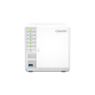 QNAP TS 364 NAS Tower Intel® Celeron® N5095 8 Go QNAP Turbo System Blanc