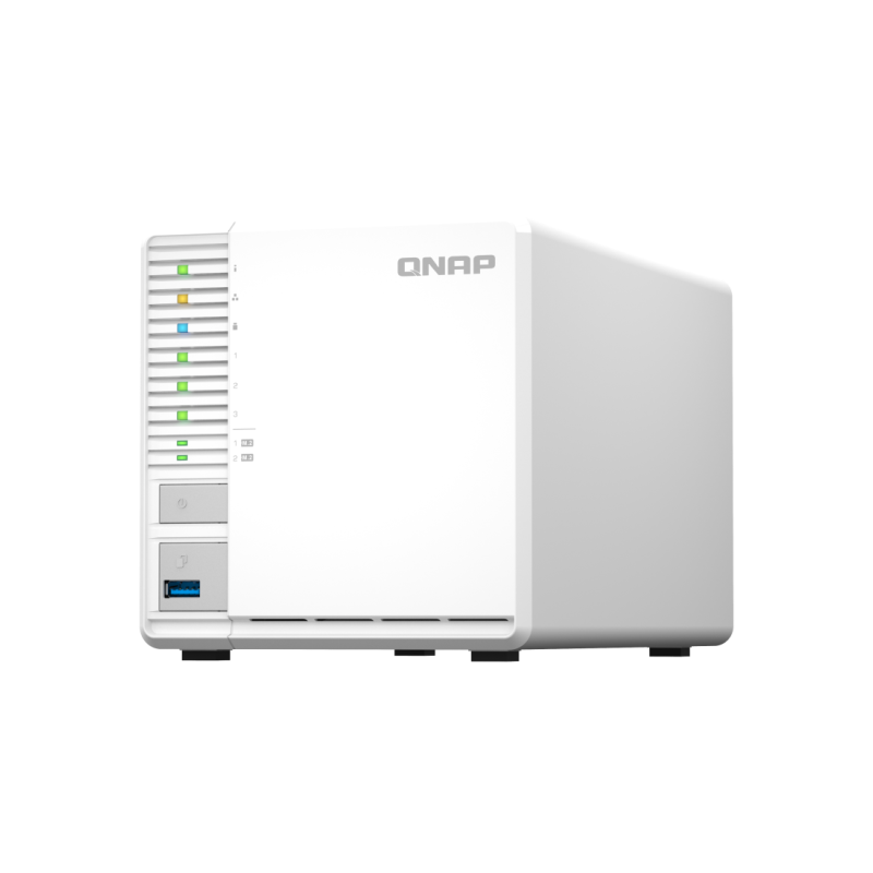 QNAP TS 364 NAS Tower Intel® Celeron® N5095 8 Go QNAP Turbo System Blanc