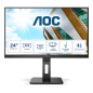 AOC P2 24P2QM LED display 60,5 cm (23.8") 1920 x 1080 pixels Full HD Noir