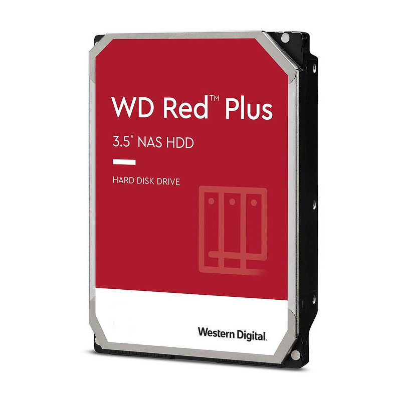 Western Digital Red Plus WD60EFPX disque dur 6 To 5400 tr min 256 Mo 3.5" Série ATA III