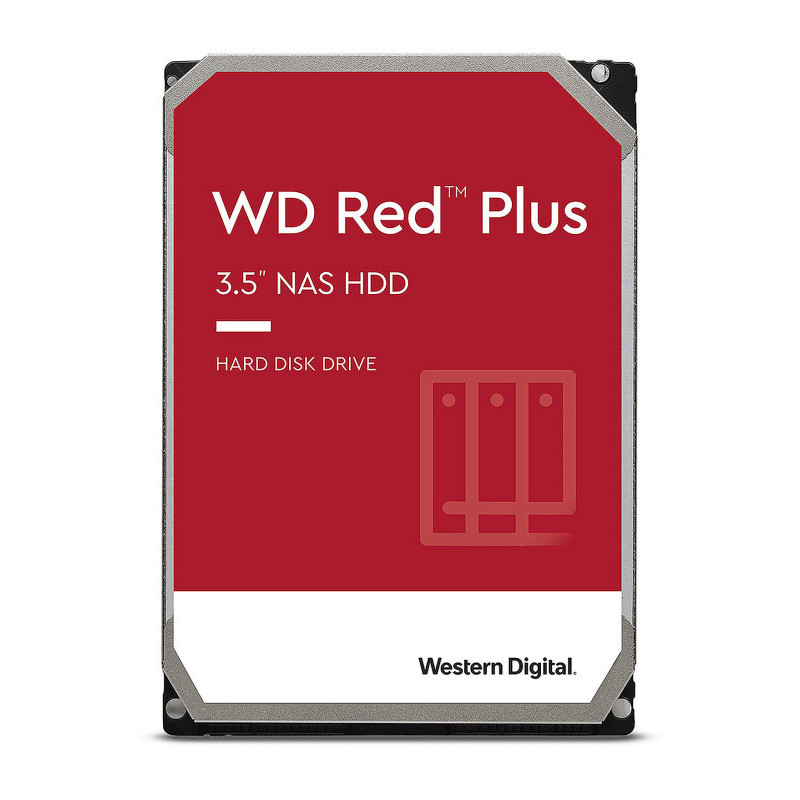 Western Digital Red Plus WD60EFPX disque dur 6 To 5400 tr min 256 Mo 3.5" Série ATA III