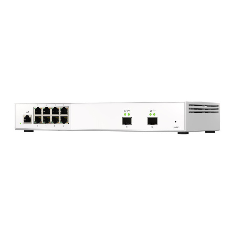 QNAP Switch 8 Ports (8x2.5GbE 2x10GbE SFP+)*QSW M2108 2S