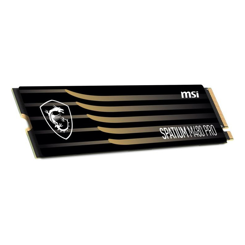 MSI SPATIUM M480 PRO PCIe 4.0 NVMe M.2 1TB 1 To PCI Express 4.0 3D NAND