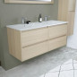 Ensemble TIMBER, set de salle de bain 120, vanity+vasque+miroir & colonne