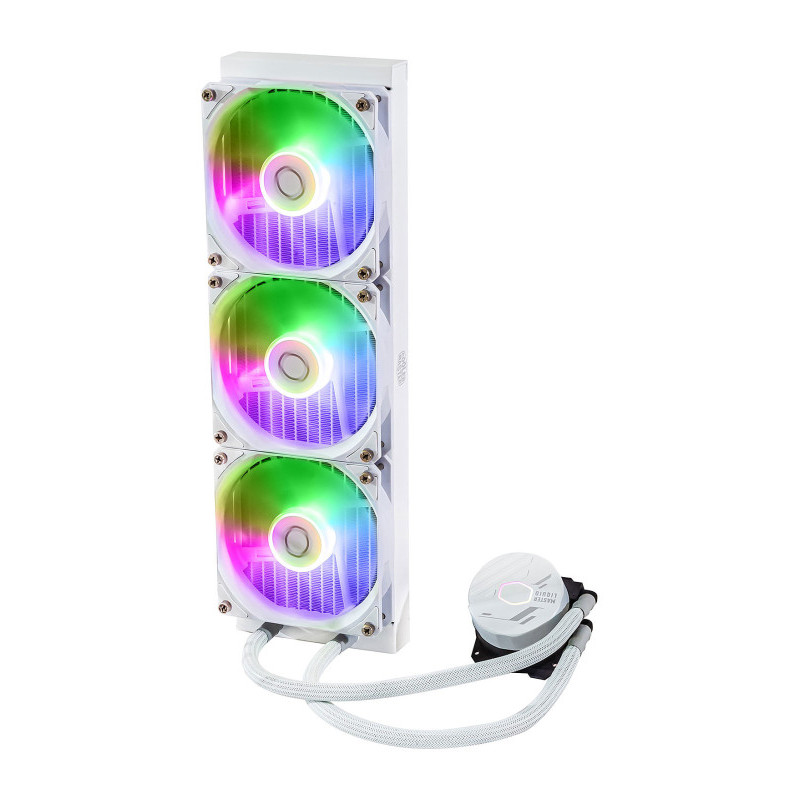 Cooler Master MasterLiquid 360L Core ARGB White Processeur Kit de refroidissement du liquide 12 cm Blanc