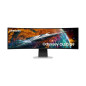 Samsung G95SC écran plat de PC 124,5 cm (49") 5120 x 1440 pixels Dual QHD OLED Argent