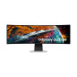 Samsung G95SC écran plat de PC 124,5 cm (49") 5120 x 1440 pixels Dual QHD OLED Argent