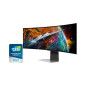 Samsung G95SC écran plat de PC 124,5 cm (49") 5120 x 1440 pixels Dual QHD OLED Argent