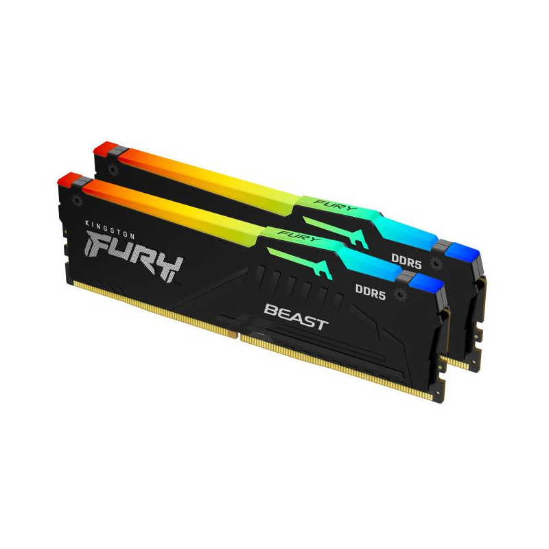 Kingston Technology FURY Beast 16 Go 6000 MT s DDR5 CL36 DIMM (Kits de 2) RGB EXPO