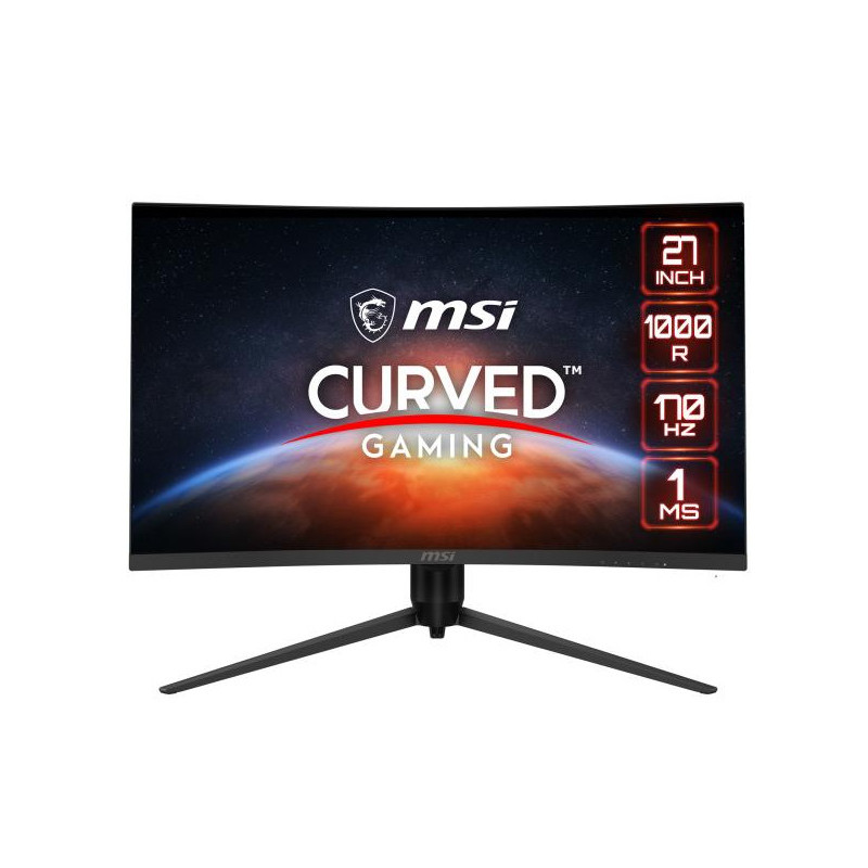 MSI G271CQP E2 écran plat de PC 68,6 cm (27") 2560 x 1440 pixels Wide Quad HD LED Noir