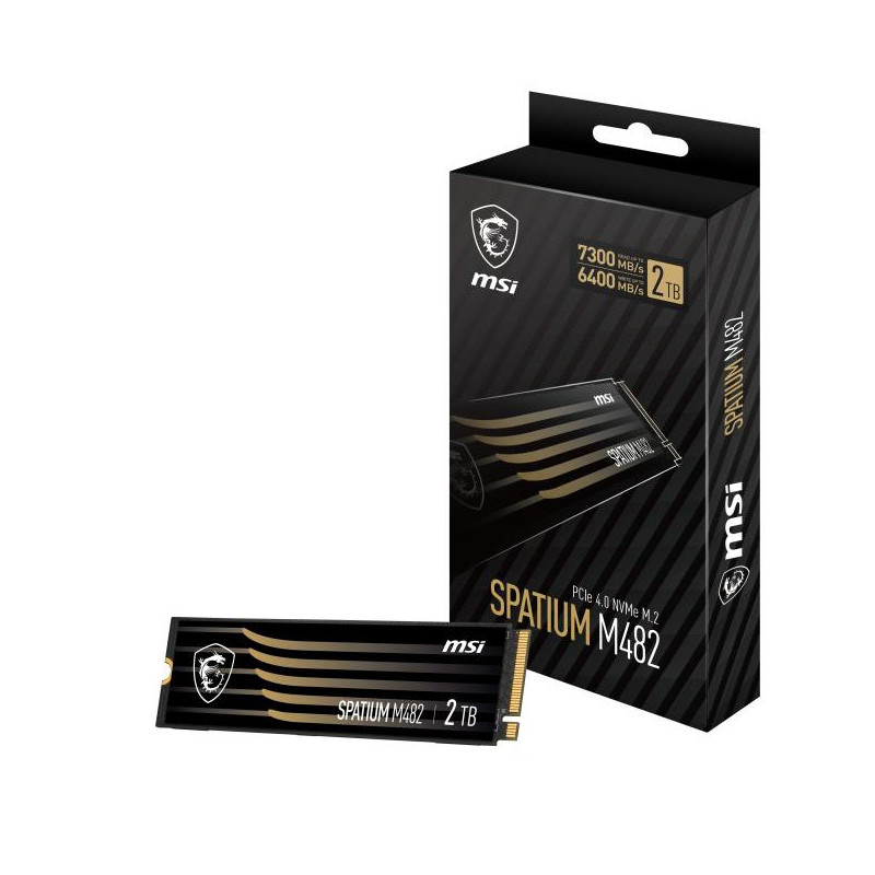 MSI SPATIUM M482 2 To M.2 PCI Express 4.0 NVMe 3D NAND